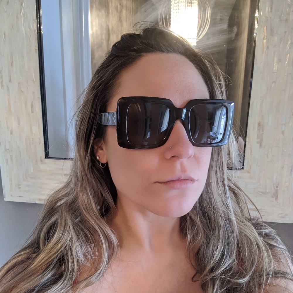 Oversized Celine sunglasses